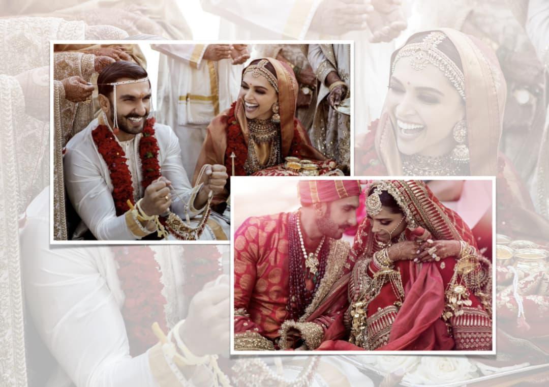 Deepika Padukone Ranveer Singh Share First Official Wedding Photos