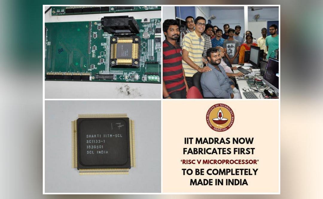 IITMadras researchers design India's 1st microprocessor 'Shakti' National News Inshorts