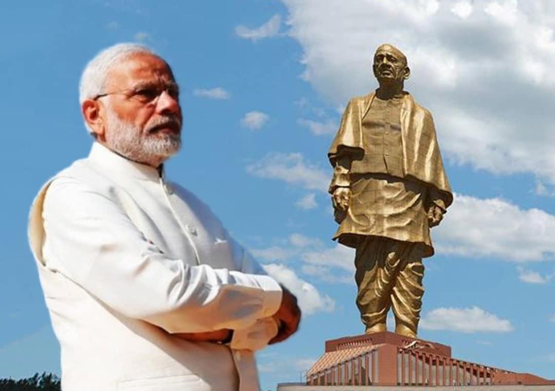 Try to spot Statue of Unity during DelhiMumbai flight PM Modi