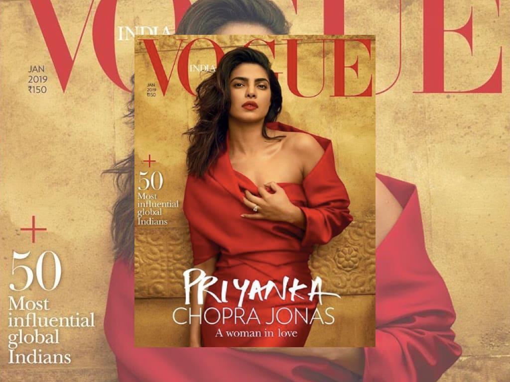 Priyanka Chopra Features On January Cover Of Vogue India Magazine
