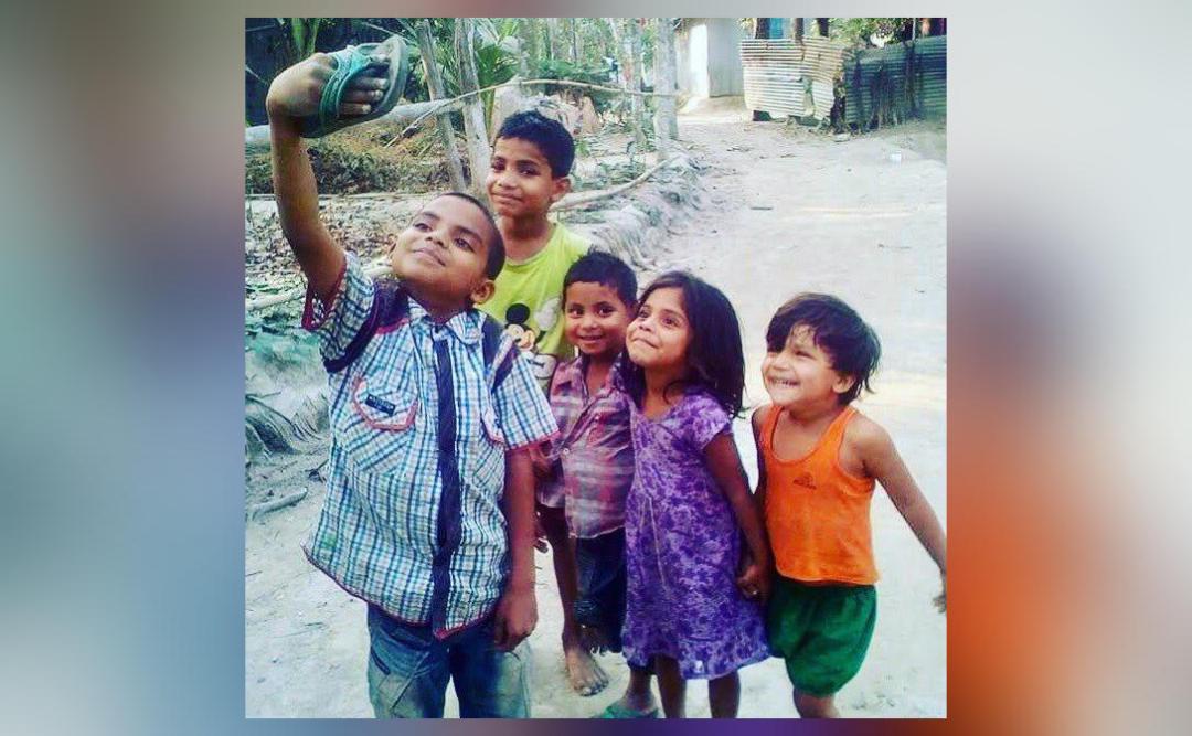 Picture Of Children Clicking Selfie With Chappal Goes Viral With due respect and apology. clicking selfie with chappal goes viral