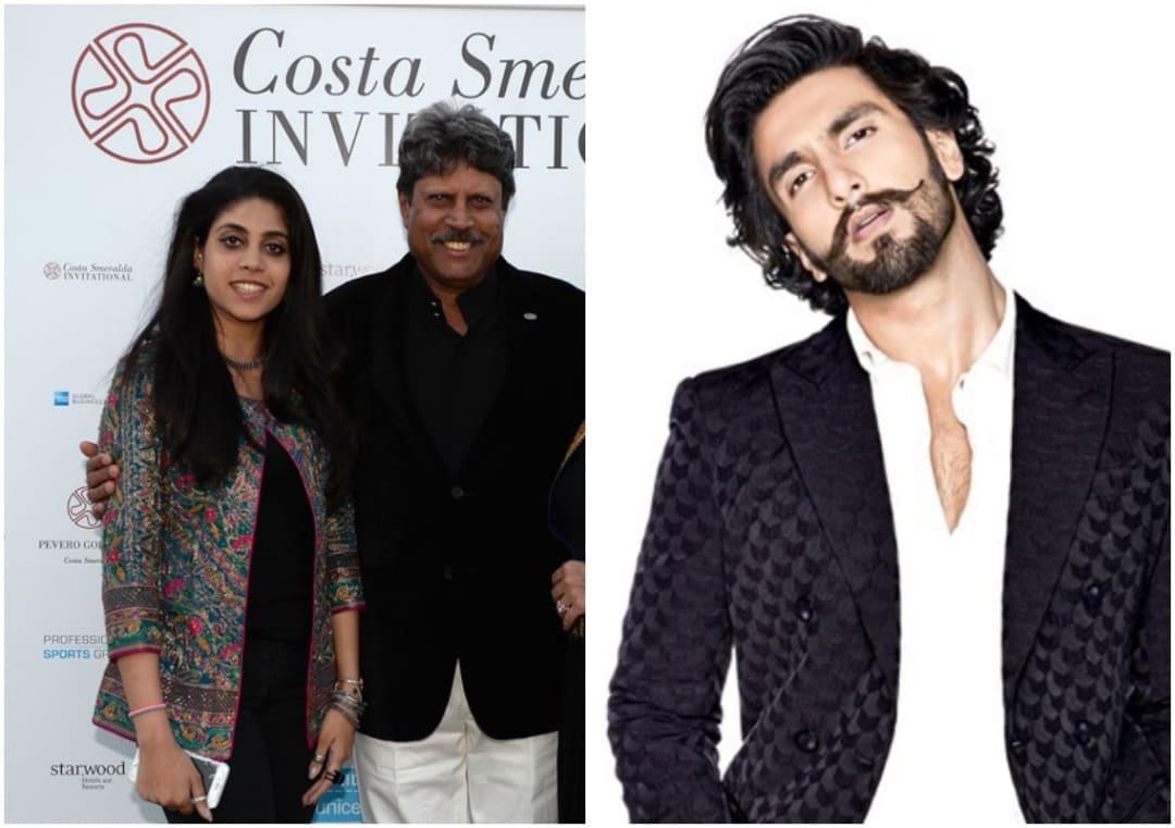 Kapil Dev's daughter turns assistant director for Ranveer ...