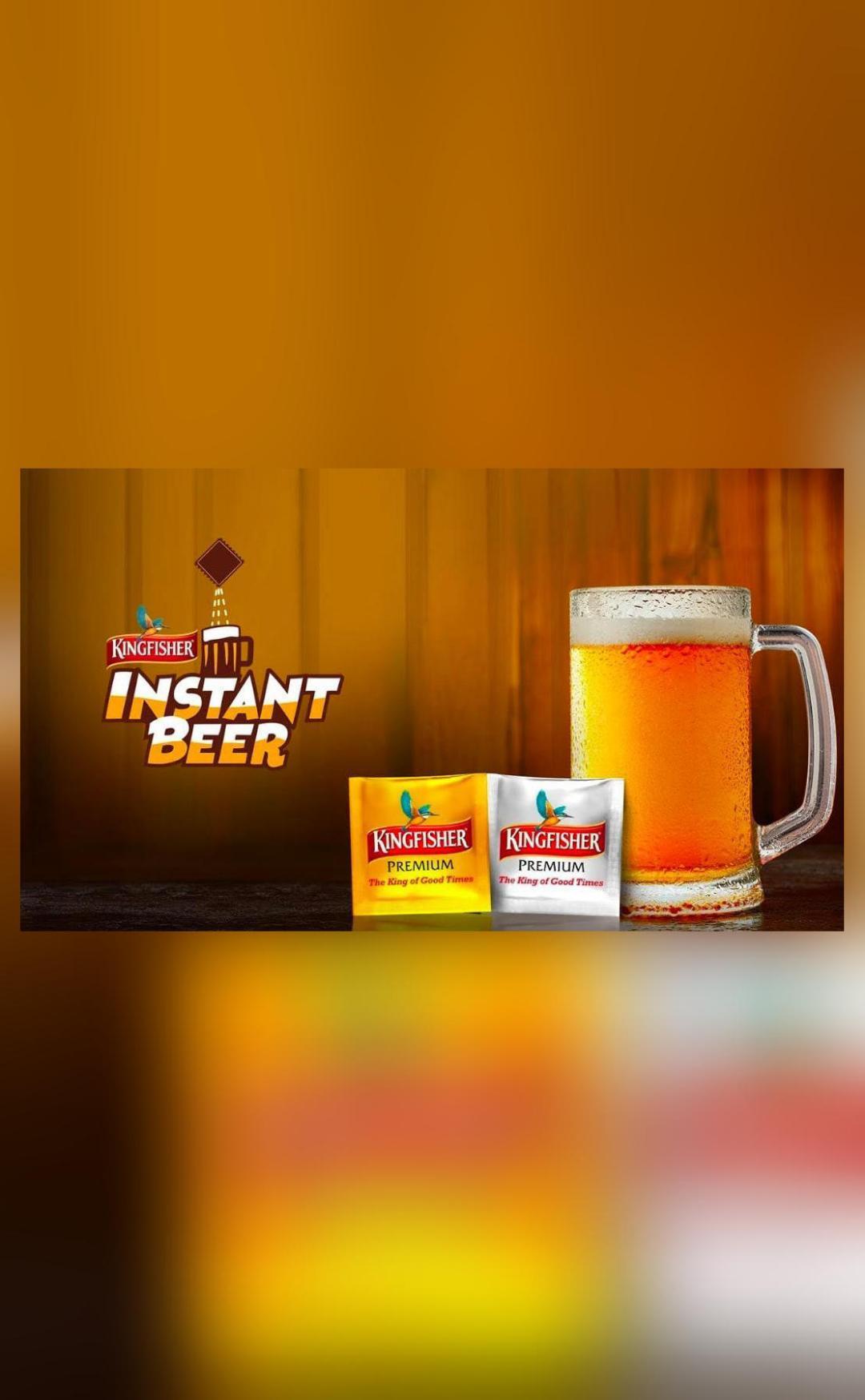 Kingfisher instant beer discount
