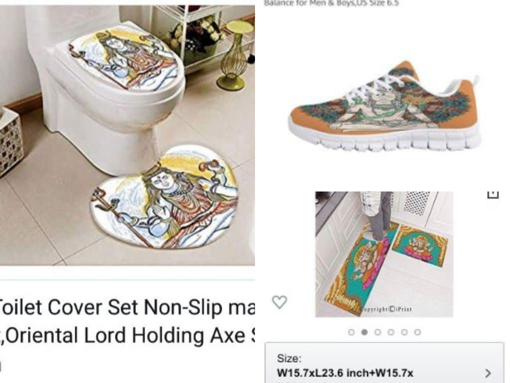 Amazon sells shoes, doormats with images of Hindu Gods; criticised