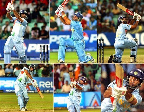 Video: Yuvraj's 6 sixes in an over against Stuart Broad in ...