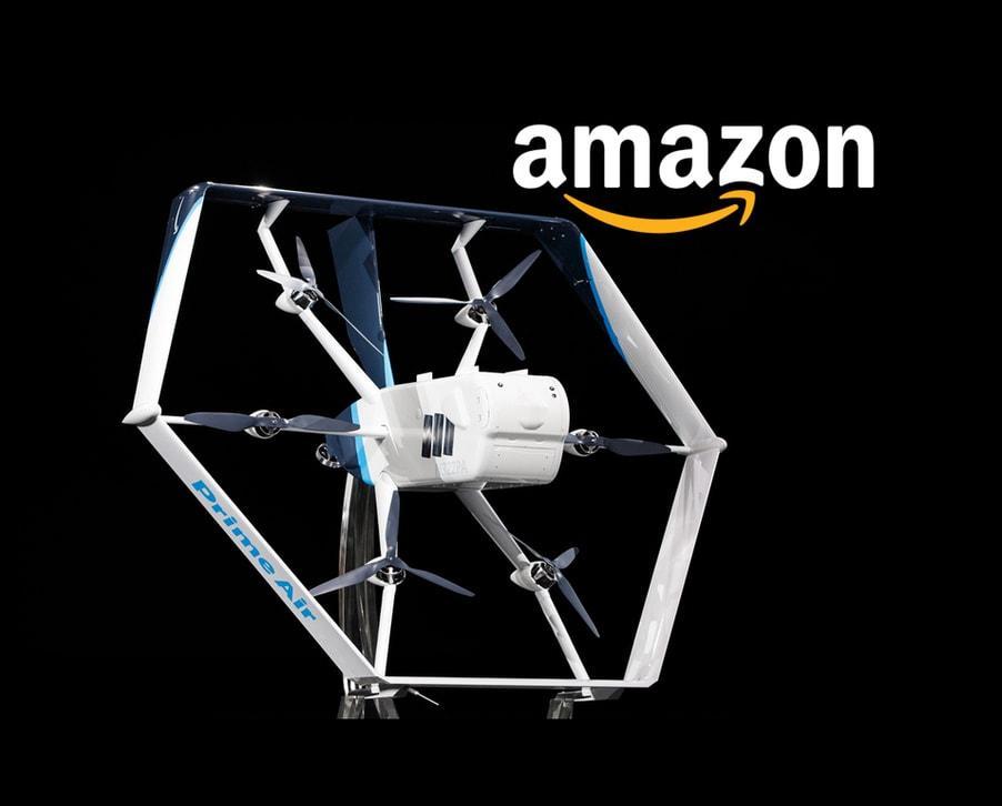 Drones In Amazon Amazon unveils drone to carry out 30-minute deliveries 'soon'